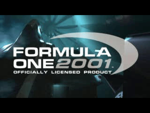 Formula One 2001 title screen for Playstation